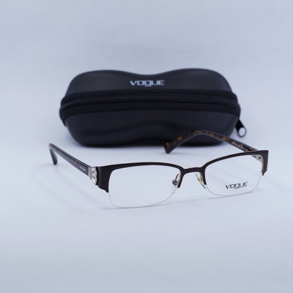 Vogue VO4014B 934 Eyeglasses - Brown Frame 50mm main image 4